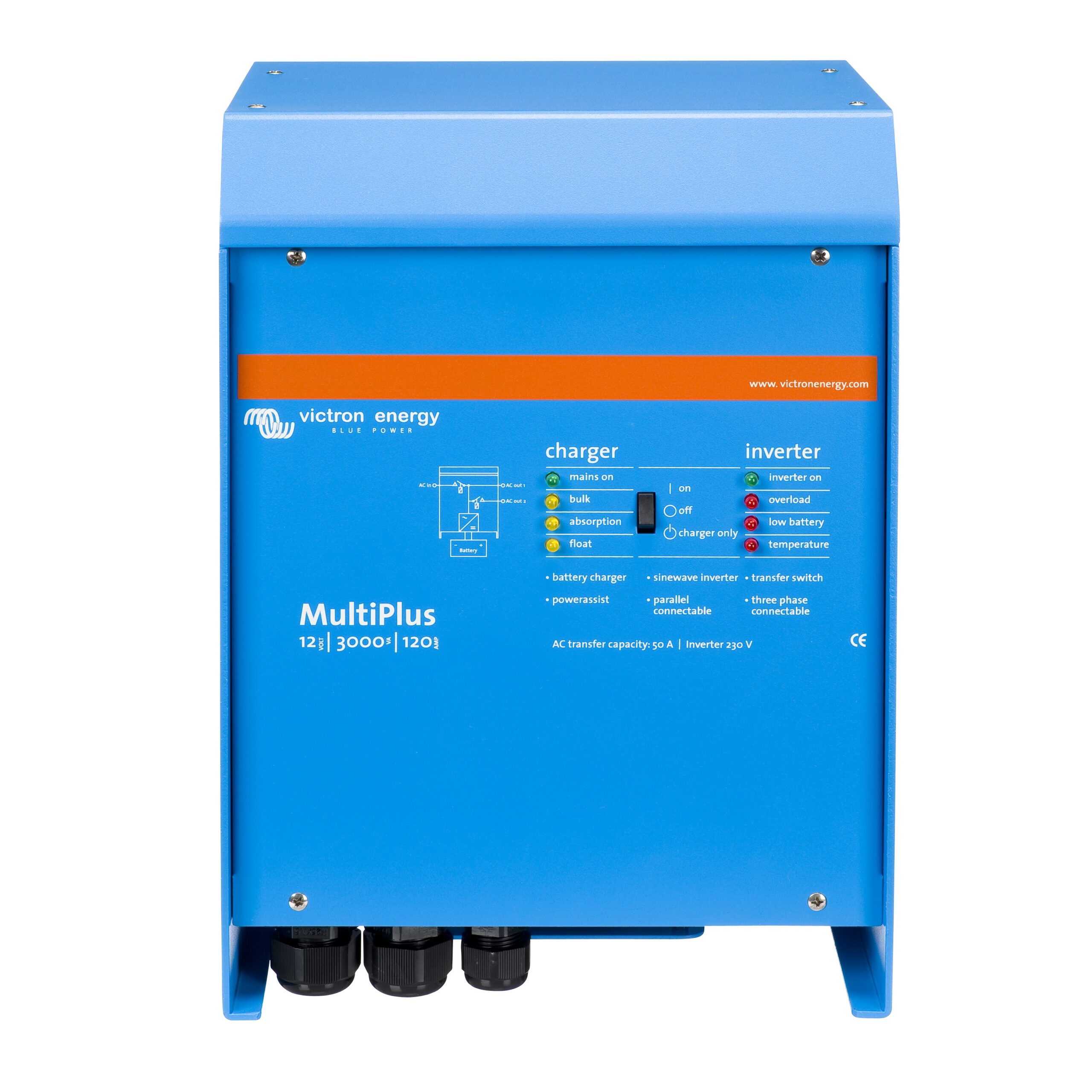 Victron Energy MultiPlus 12/3000/120-50 120V VE.Bus (UL 1741 & 458)